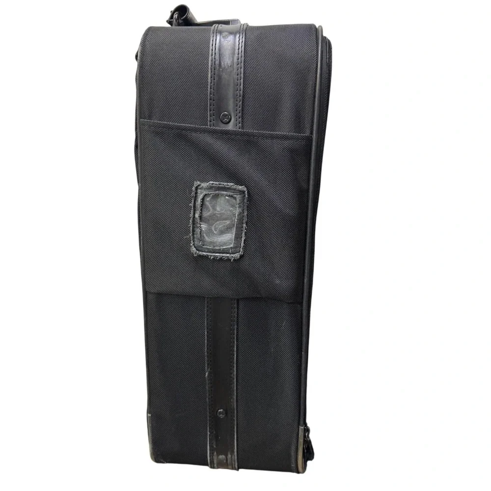 American Tourister Black Ballistic Nylon Rolling Carry On Suitcase Luggage